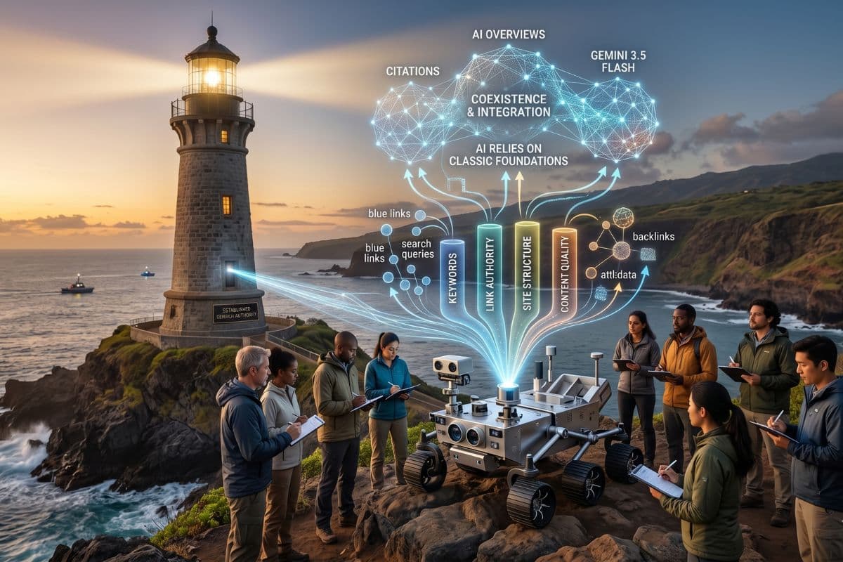 How AI Mode and traditional search work together